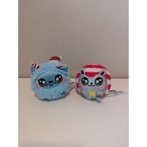 (2) Squeezamals round ball